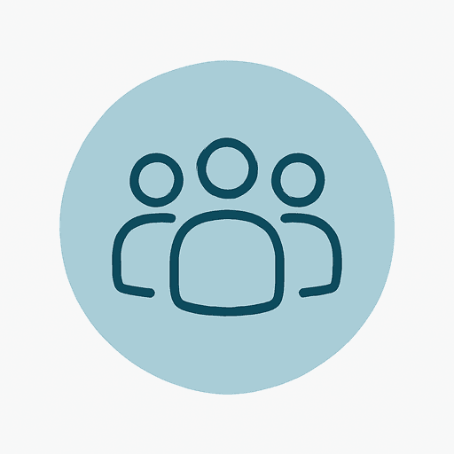 Community icon representing social ties