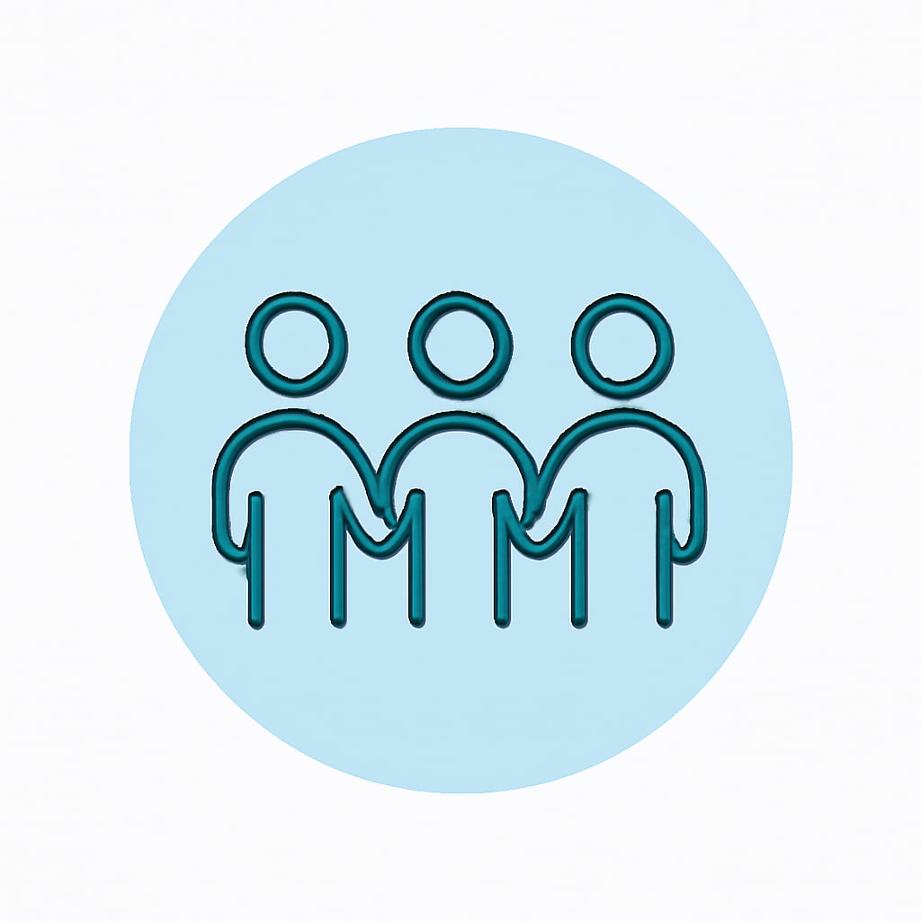 Community icon representing social connections