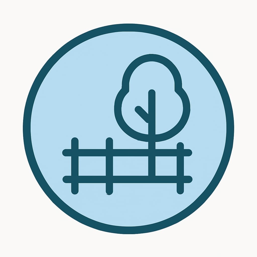Icon representing space and privacy
