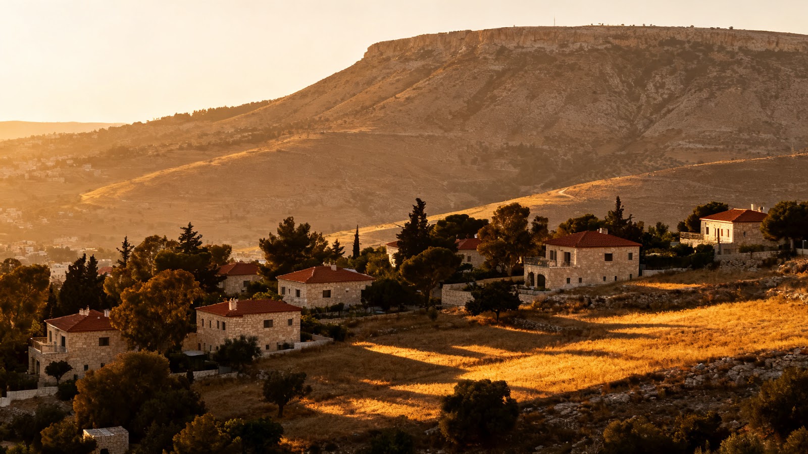 A scenic view of Elon Moreh in Judea & Samaria