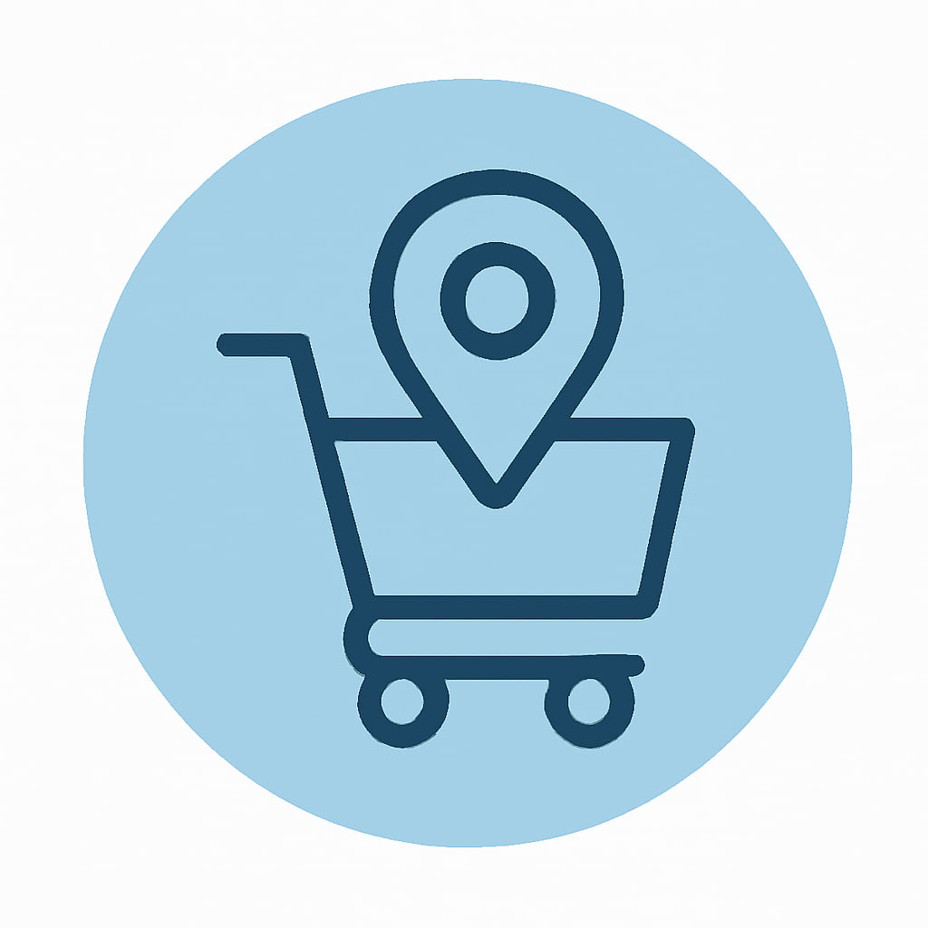 Icon representing local and regional services