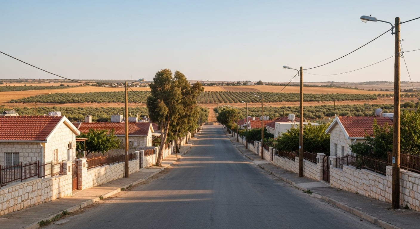 Scenic view of Nahalal in Northern District