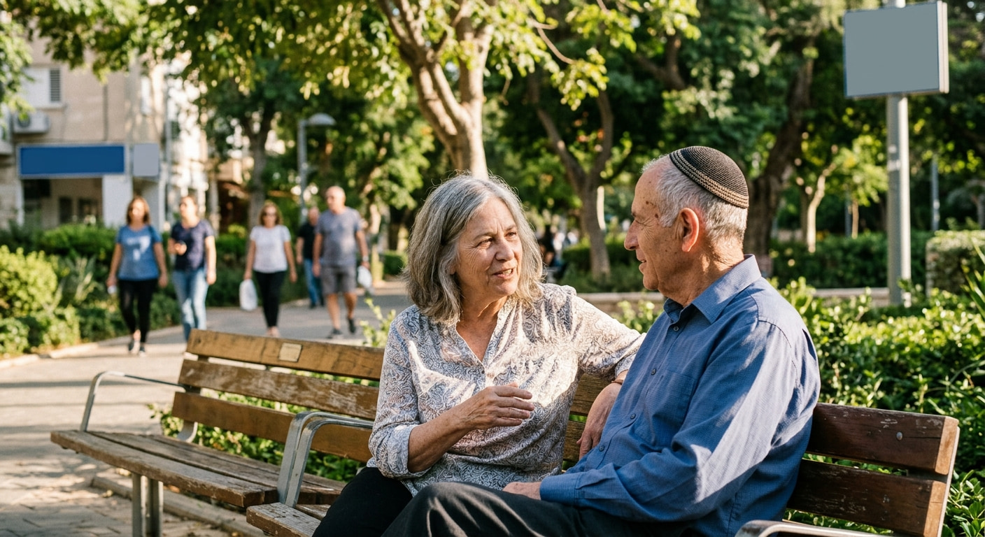 Community gathering in Yafit