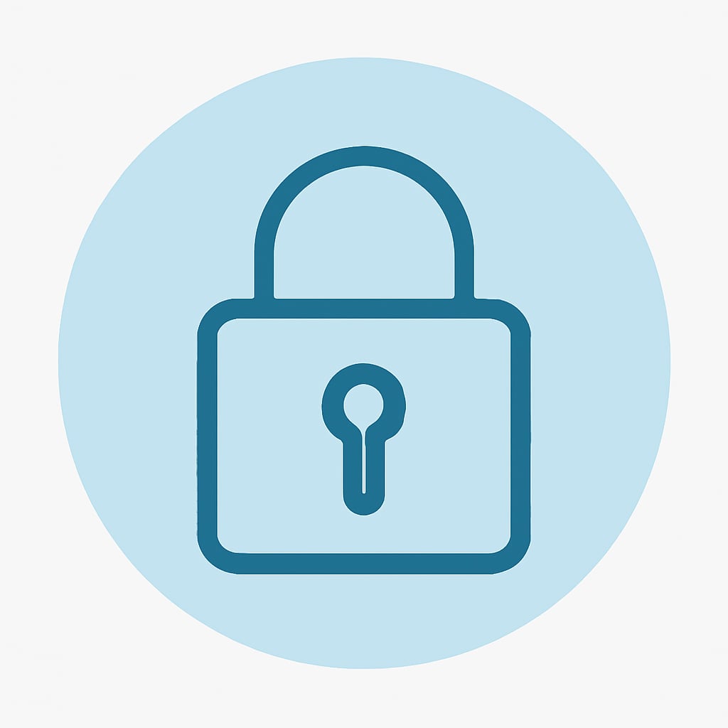 Space and privacy icon