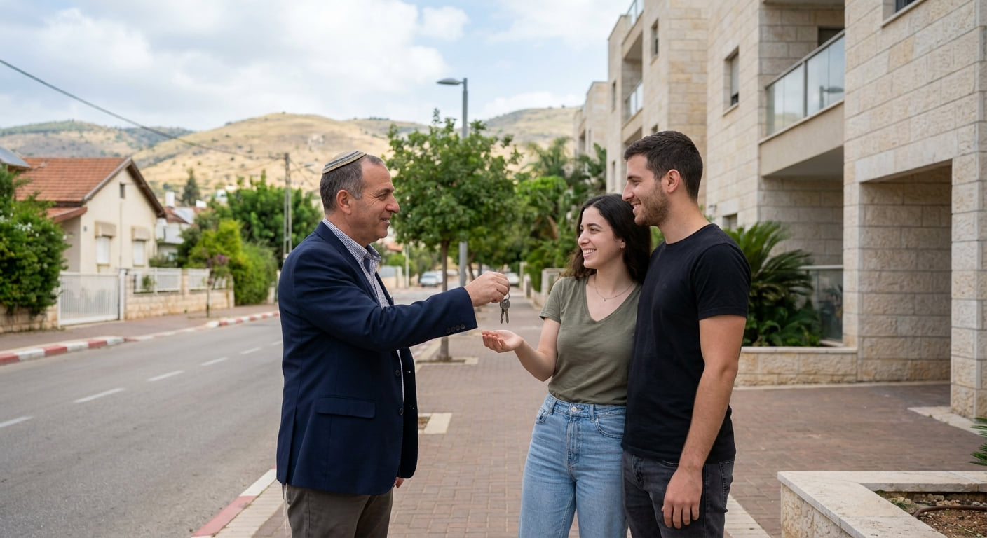 Long-term buyers exploring properties in Kiryat Shmona