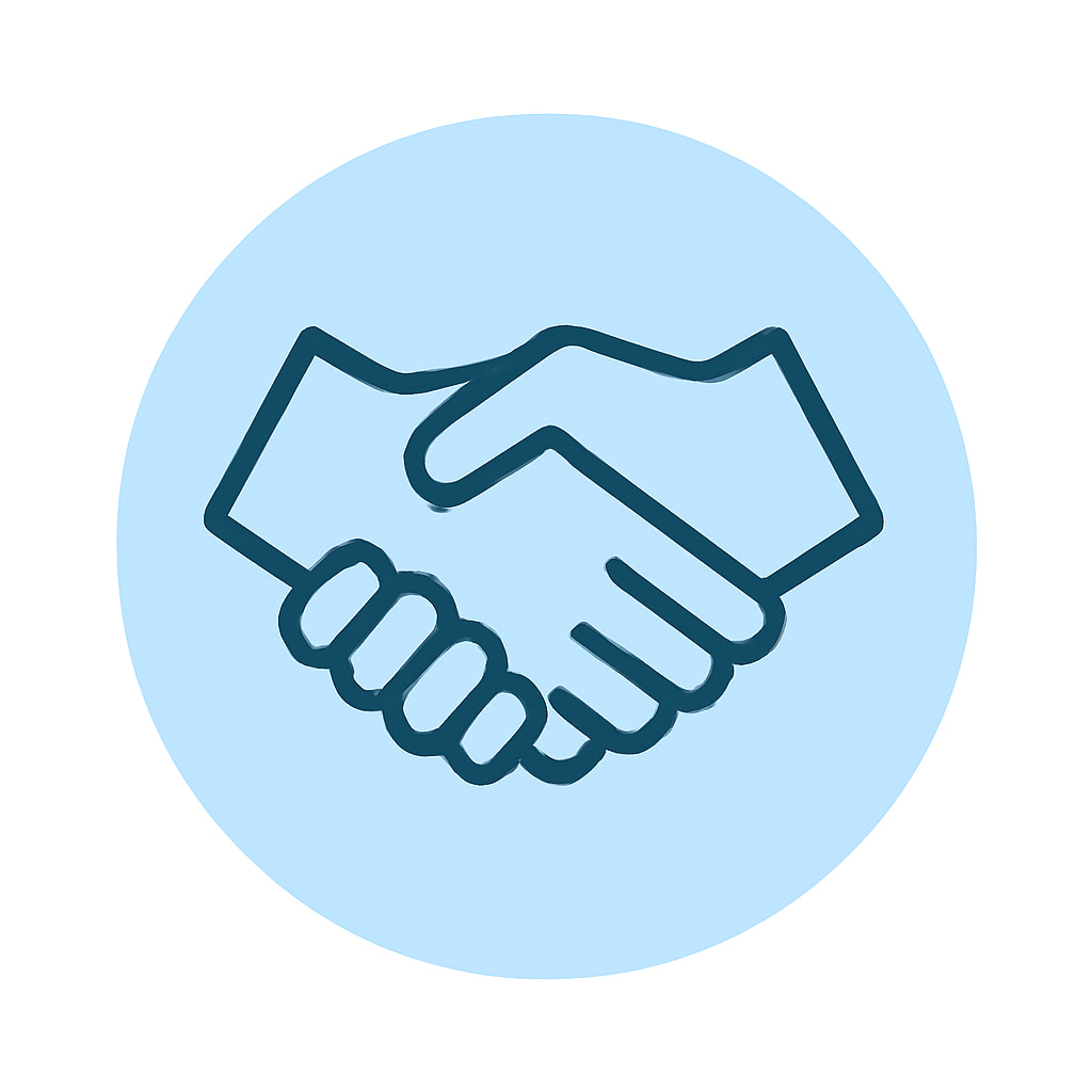 Icon representing community benefits