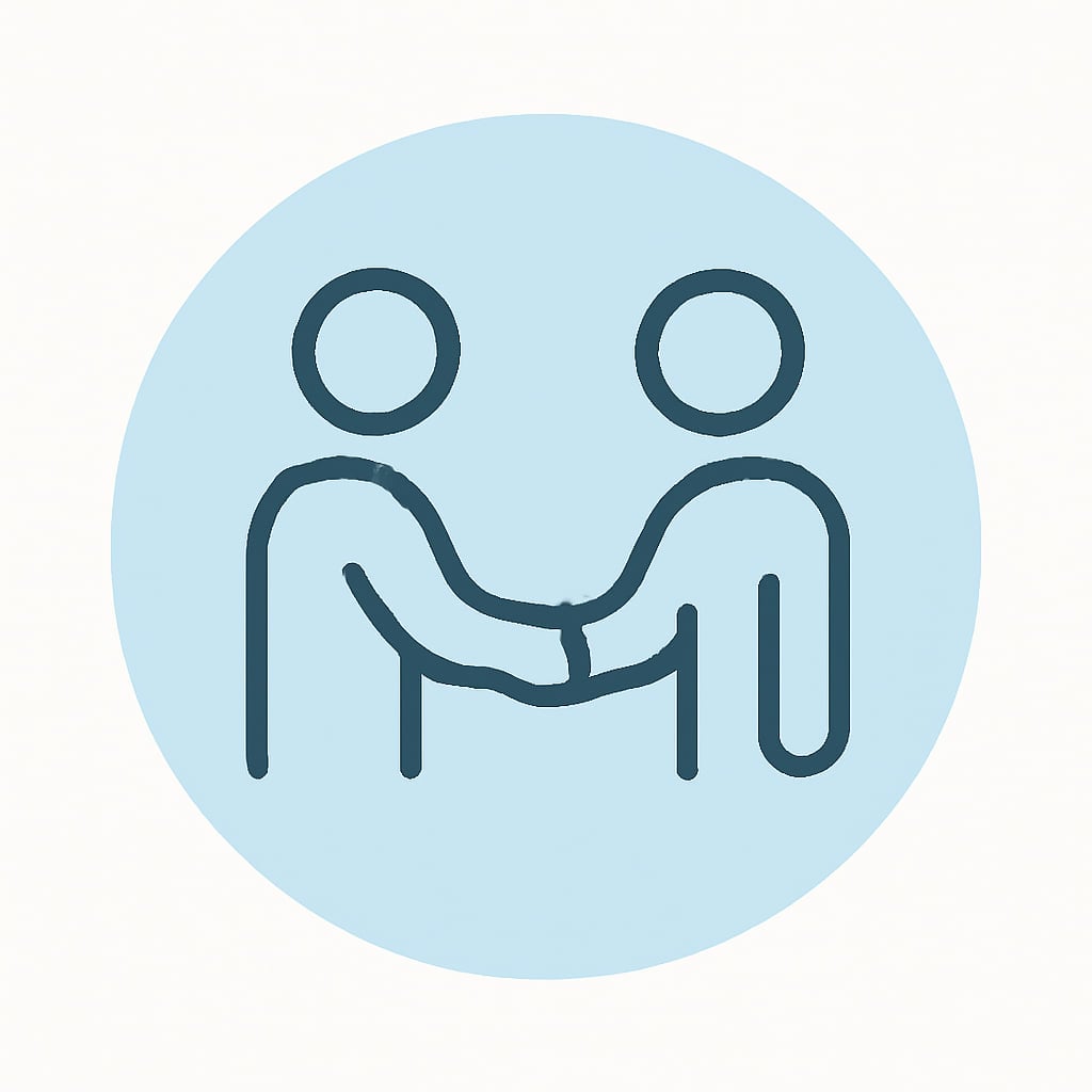 Community icon representing social ties