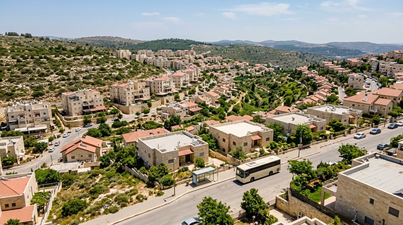 A scenic view of Beit Shemesh in Jerusalem District