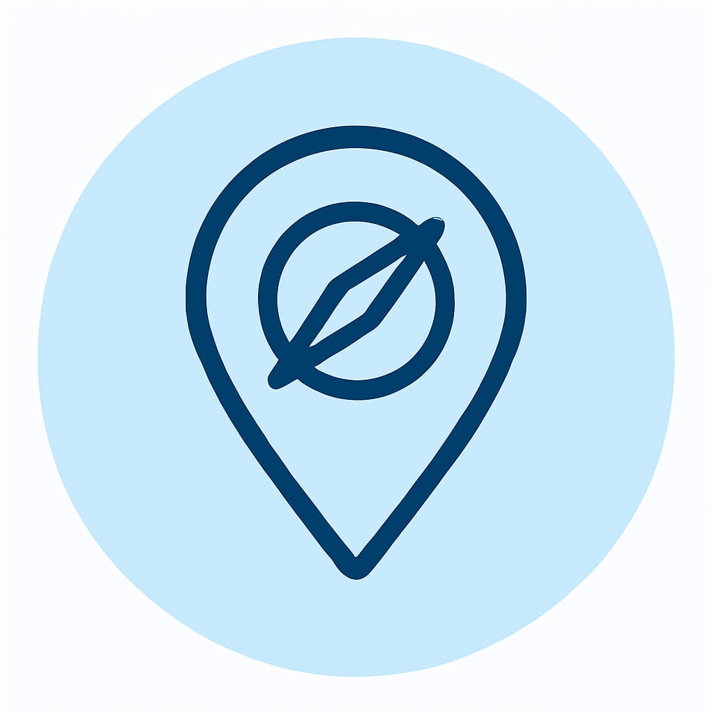 Practical location icon