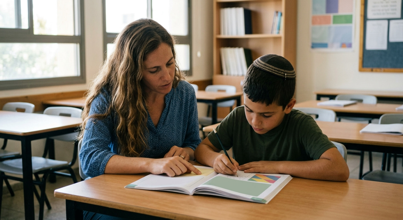 School building in Yehud-Monosson