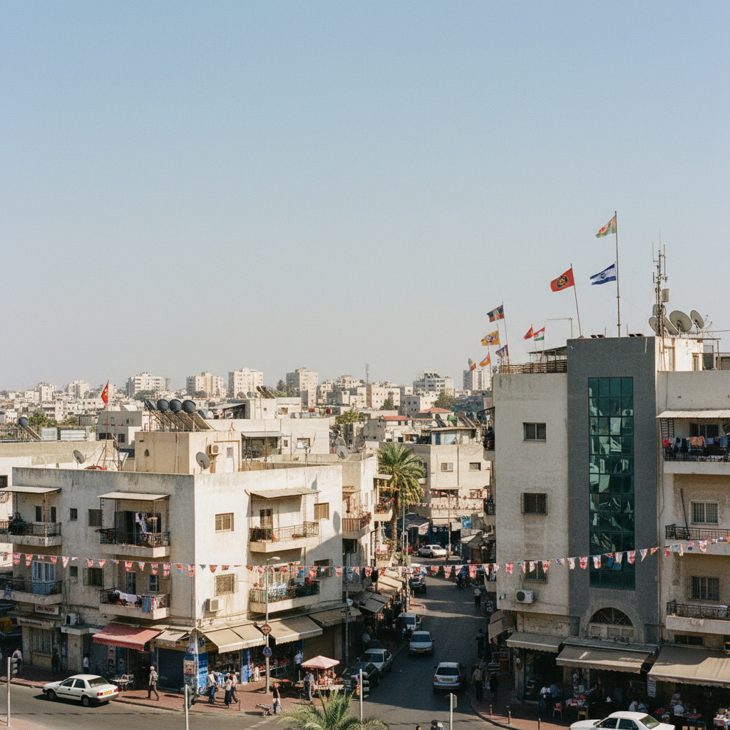 A representative scene of Ramla in Central District