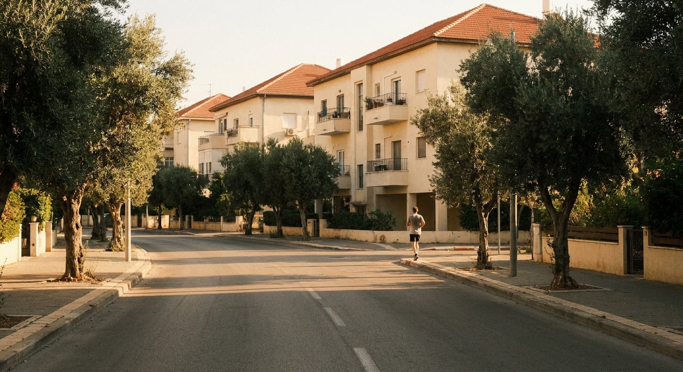 Daily living scene in Tel Aviv