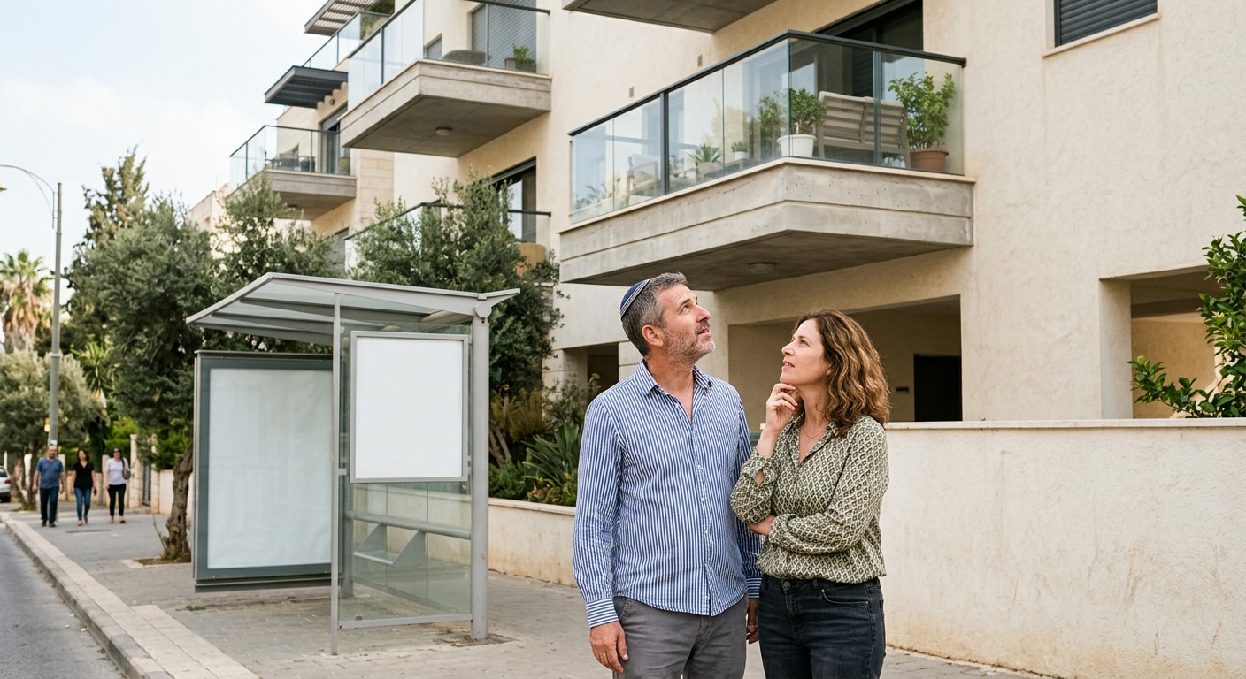 Couple planning their future home
