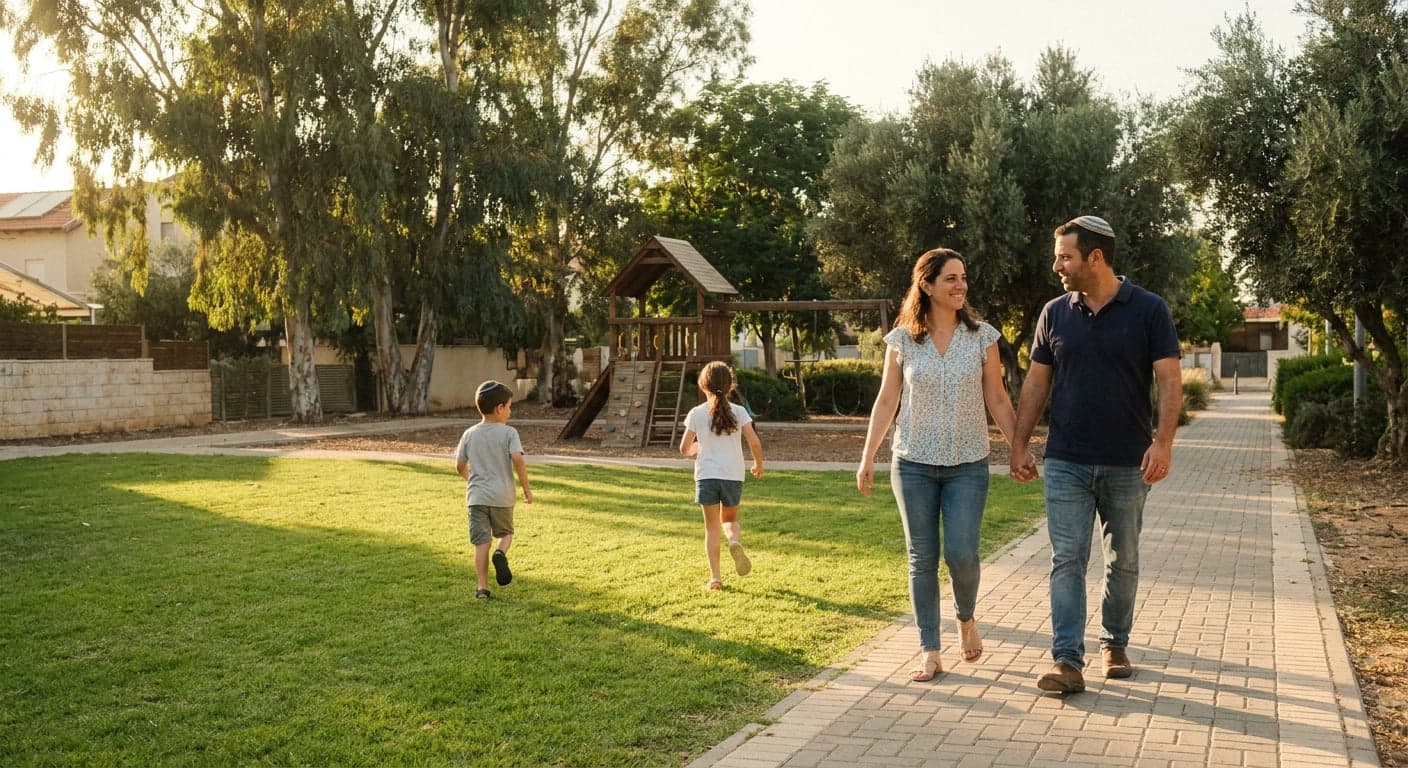 Family-friendly environment in Be'er Ora