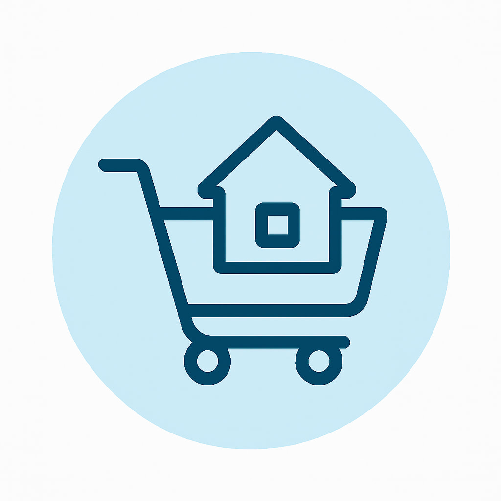 Icon representing local and regional services