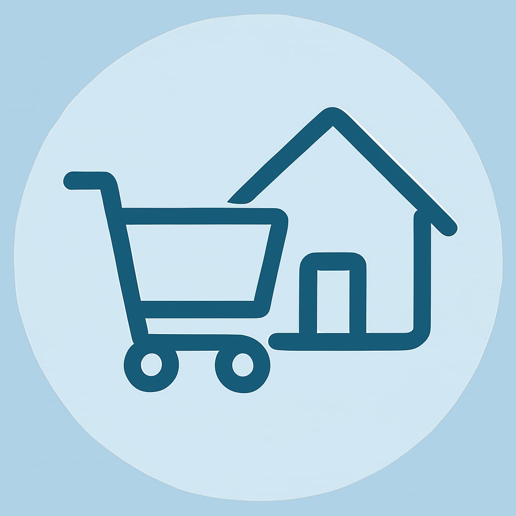 Icon representing local and regional services