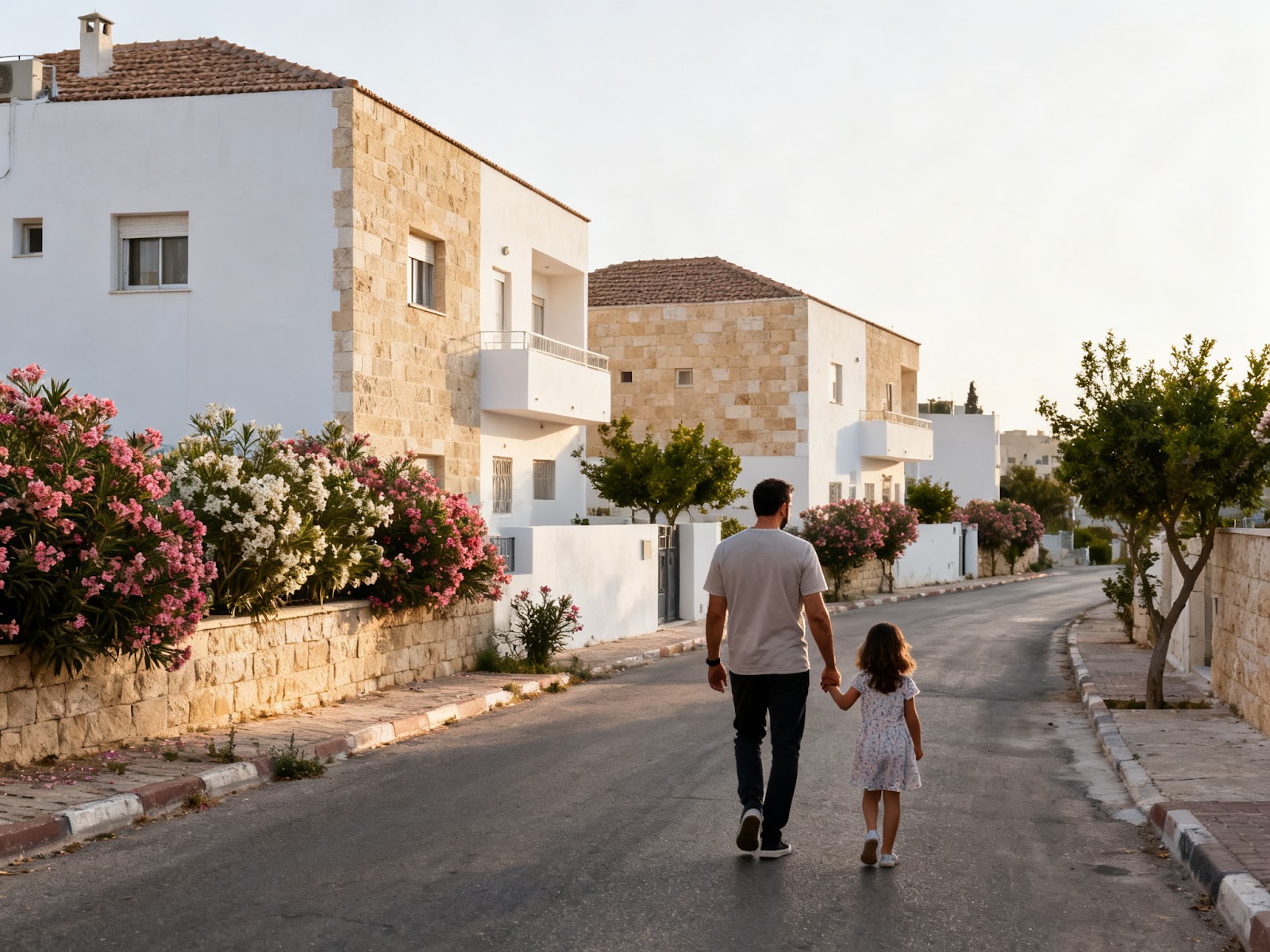 Low-density living scene in Beit Aryeh