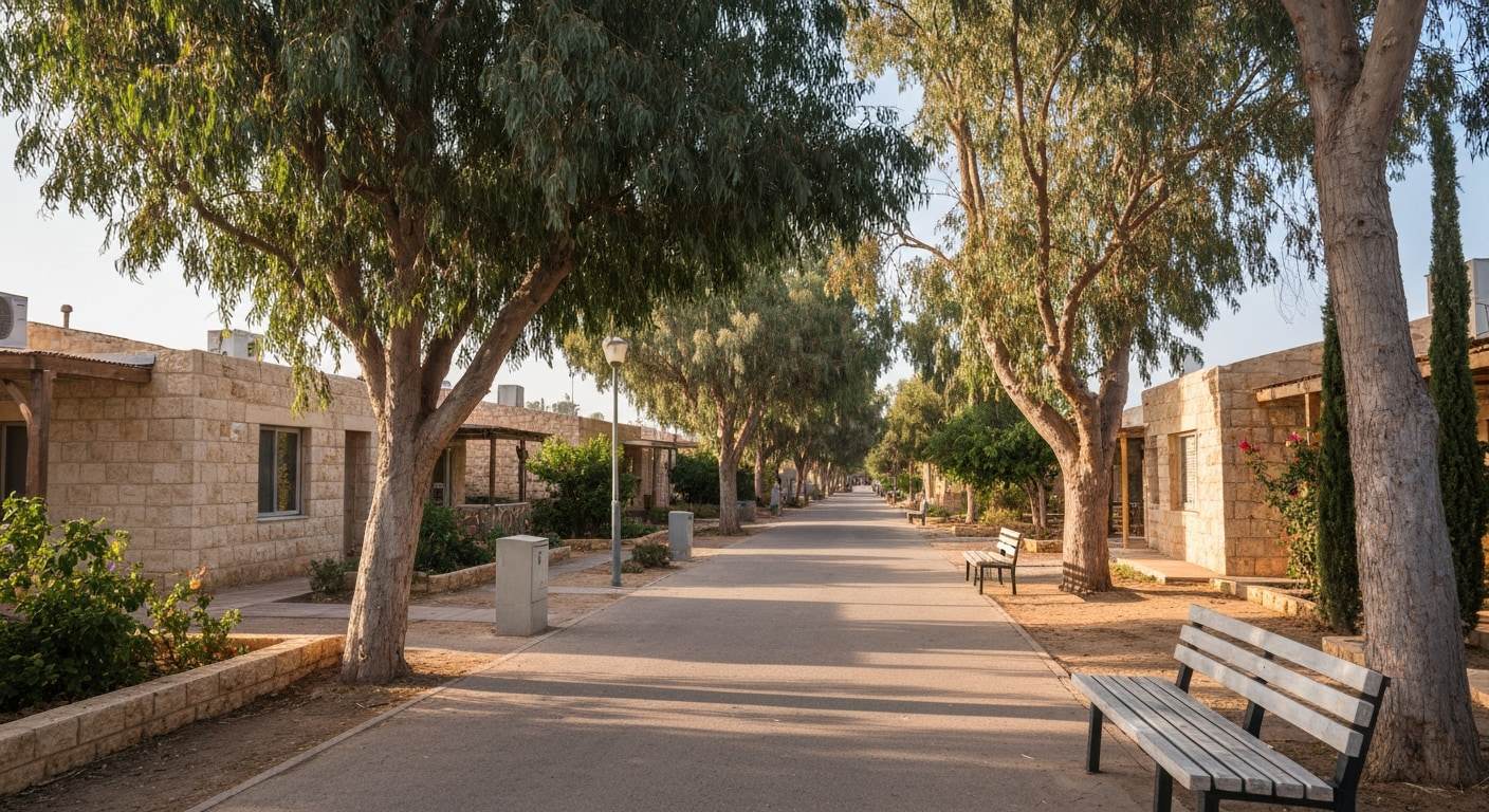 Quiet street in Be'eri