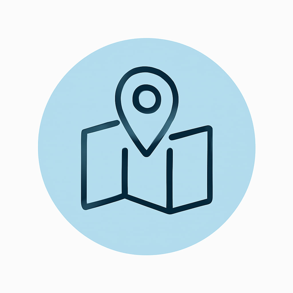 Practical location icon
