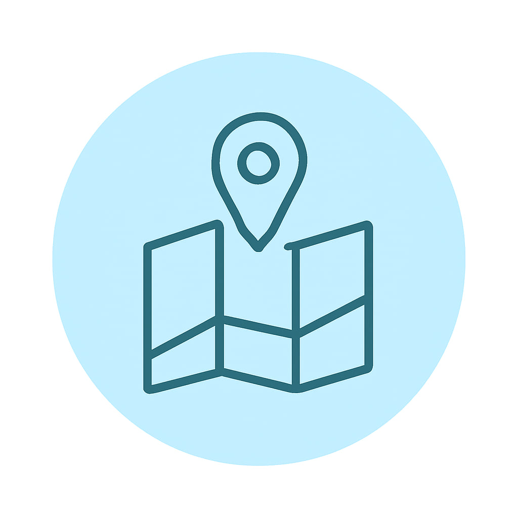 Practical location icon