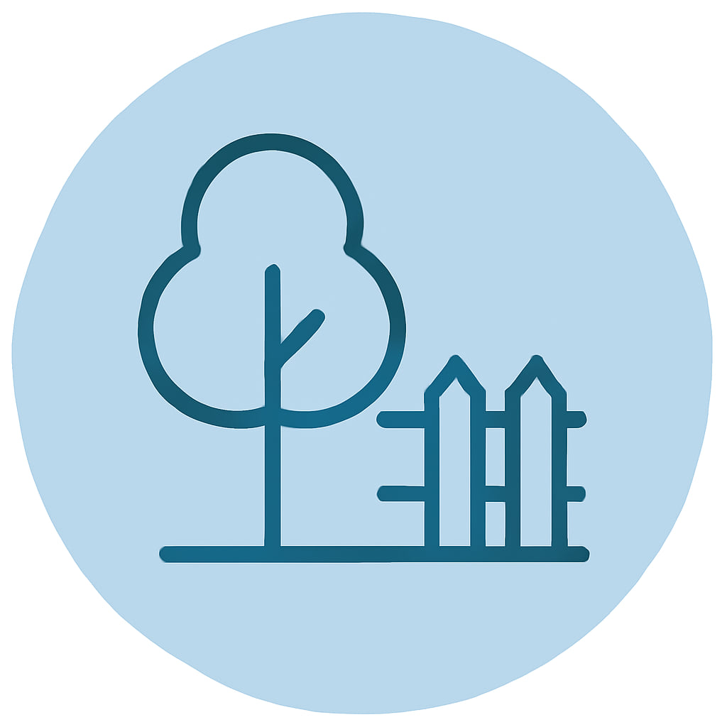 Space and privacy icon