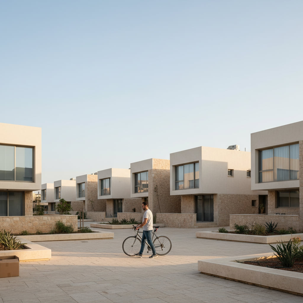 Quiet street in Mitzpe Ramon