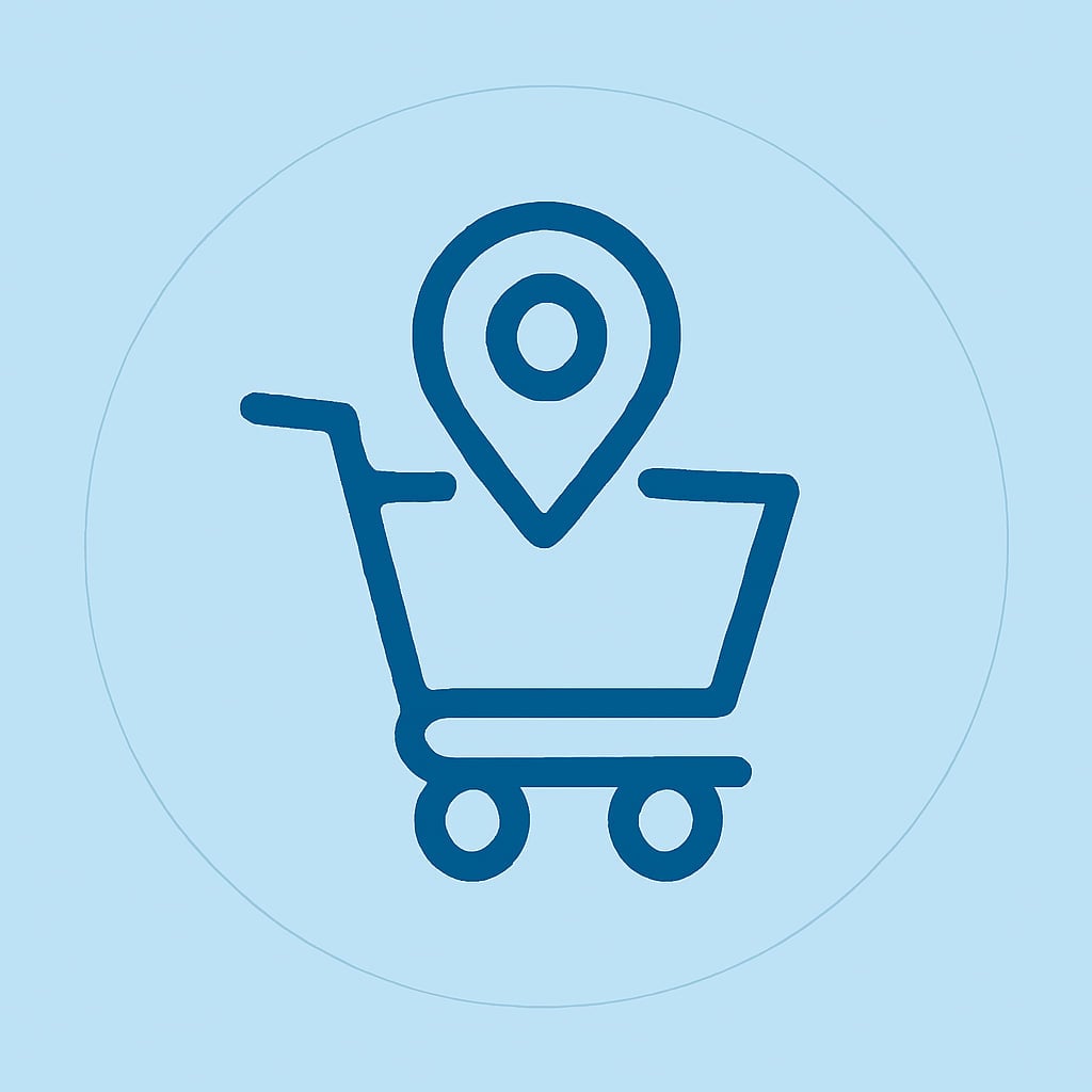 Icon representing local and regional services