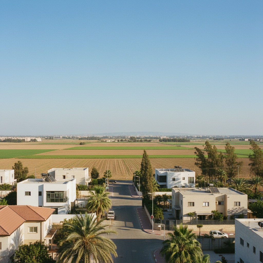 Scenic view of Netiv HaAsara in Southern District