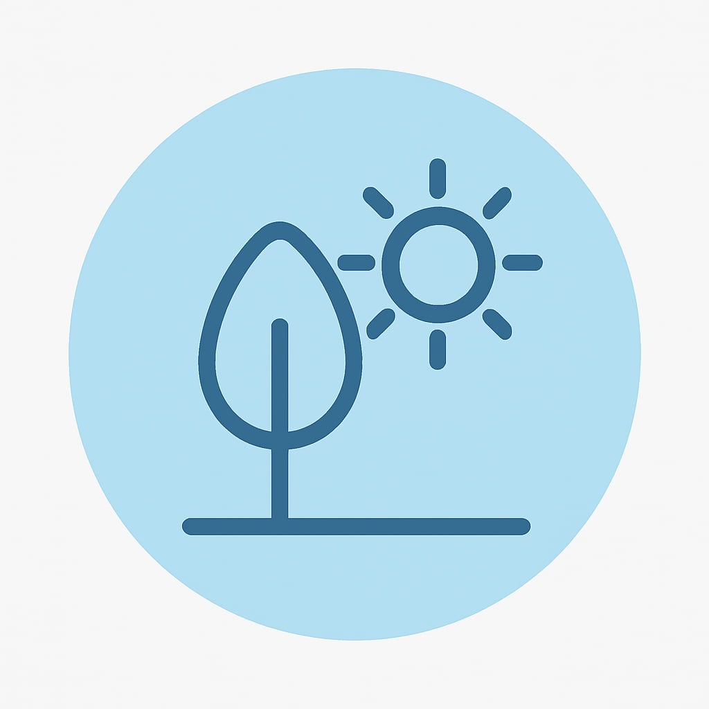 Icon representing natural surroundings