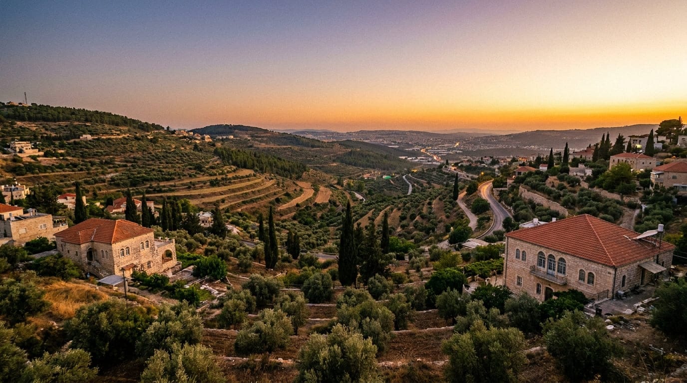 Scenic view of Upper Nazareth in Northern District