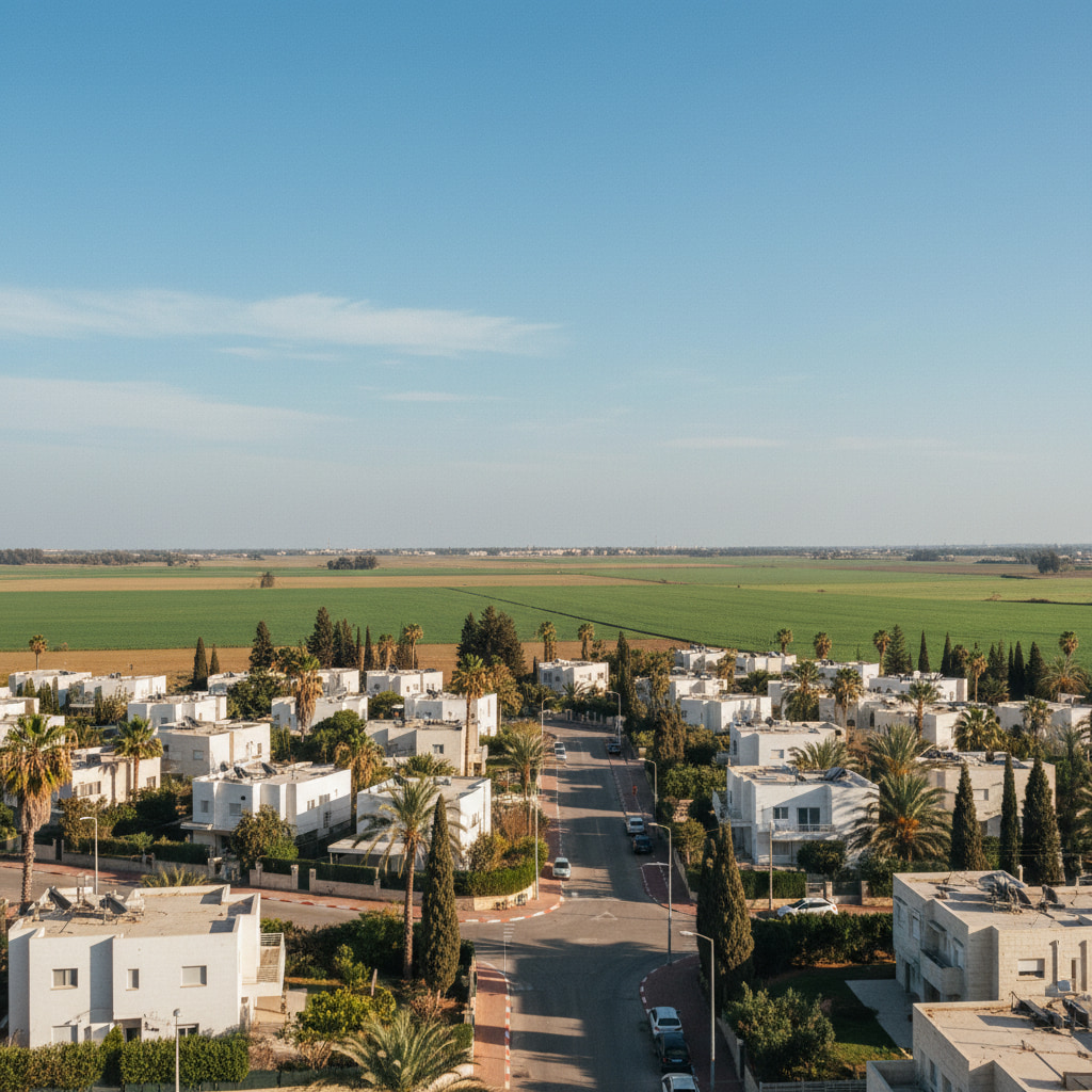A scenic view of Masuot Yitzhak in Southern District