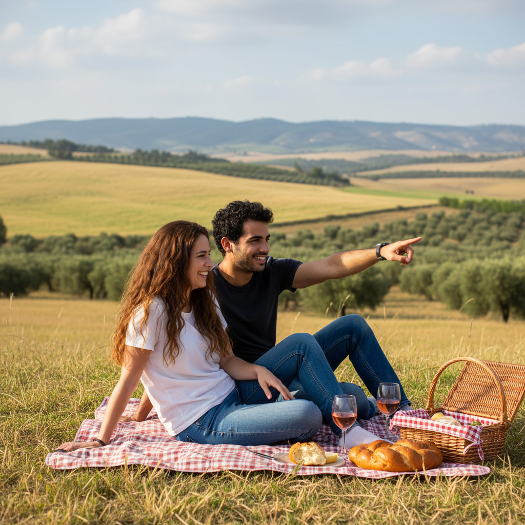 Outdoor activities scene