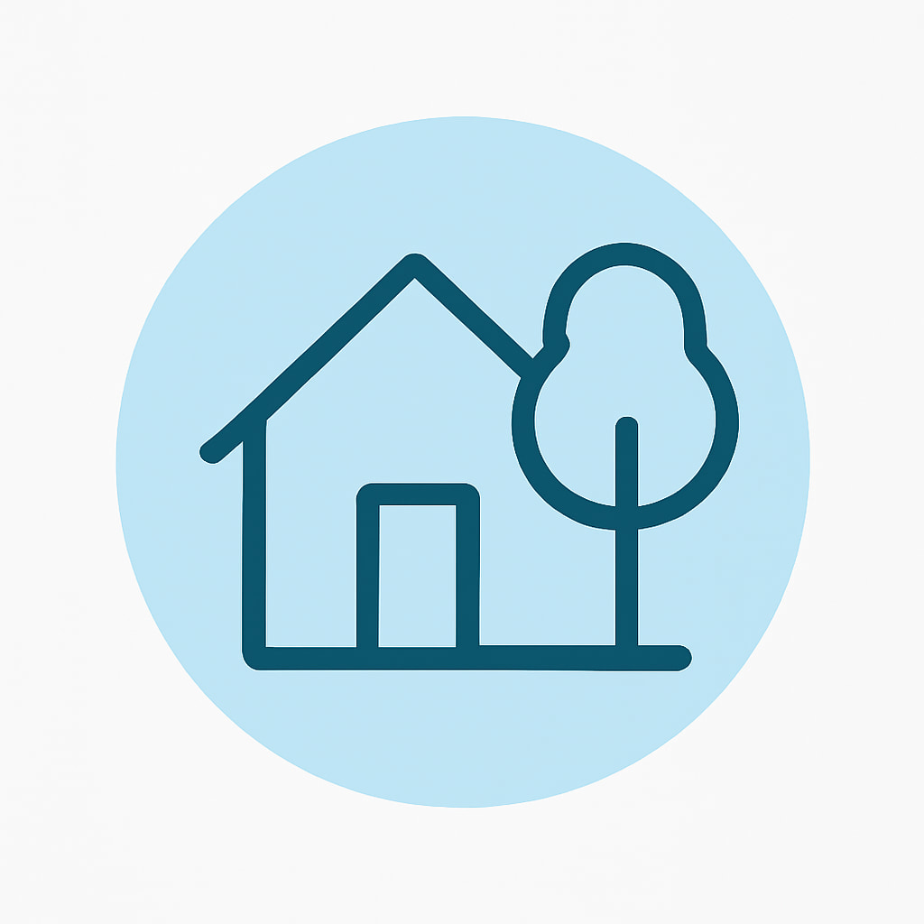 Space and privacy icon