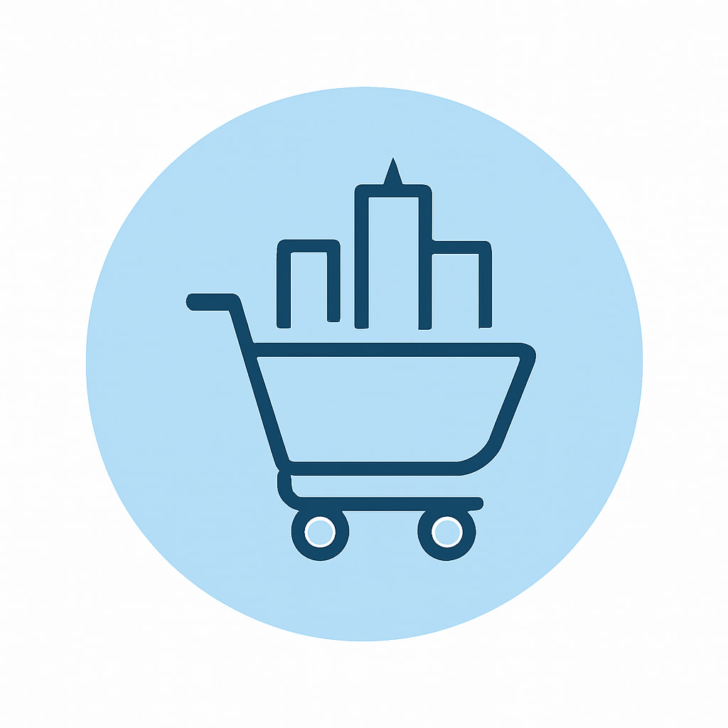 Icon representing local and regional services