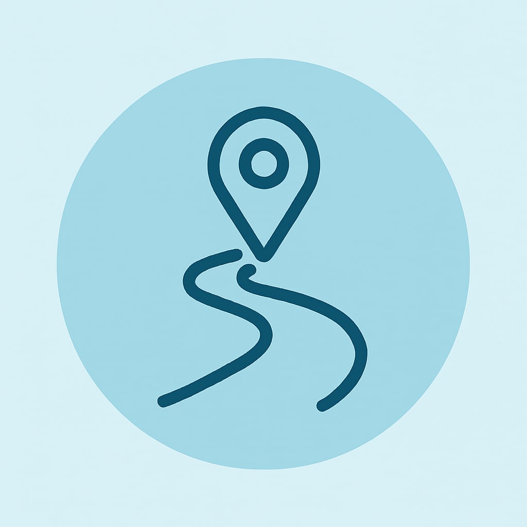 Icon representing practical location