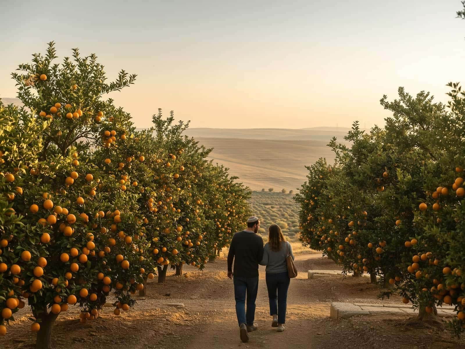Nature-friendly scene in Even Yehuda
