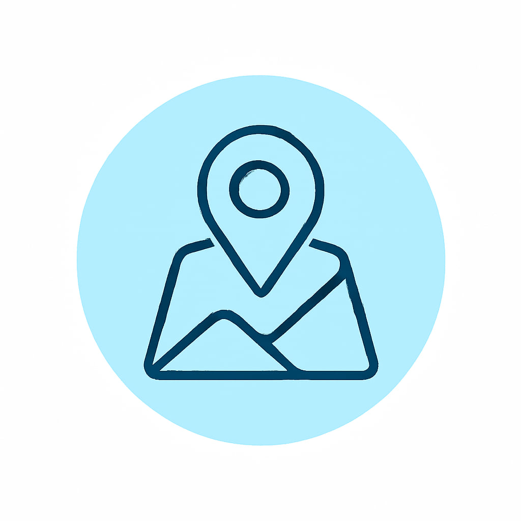 Icon representing local and regional services