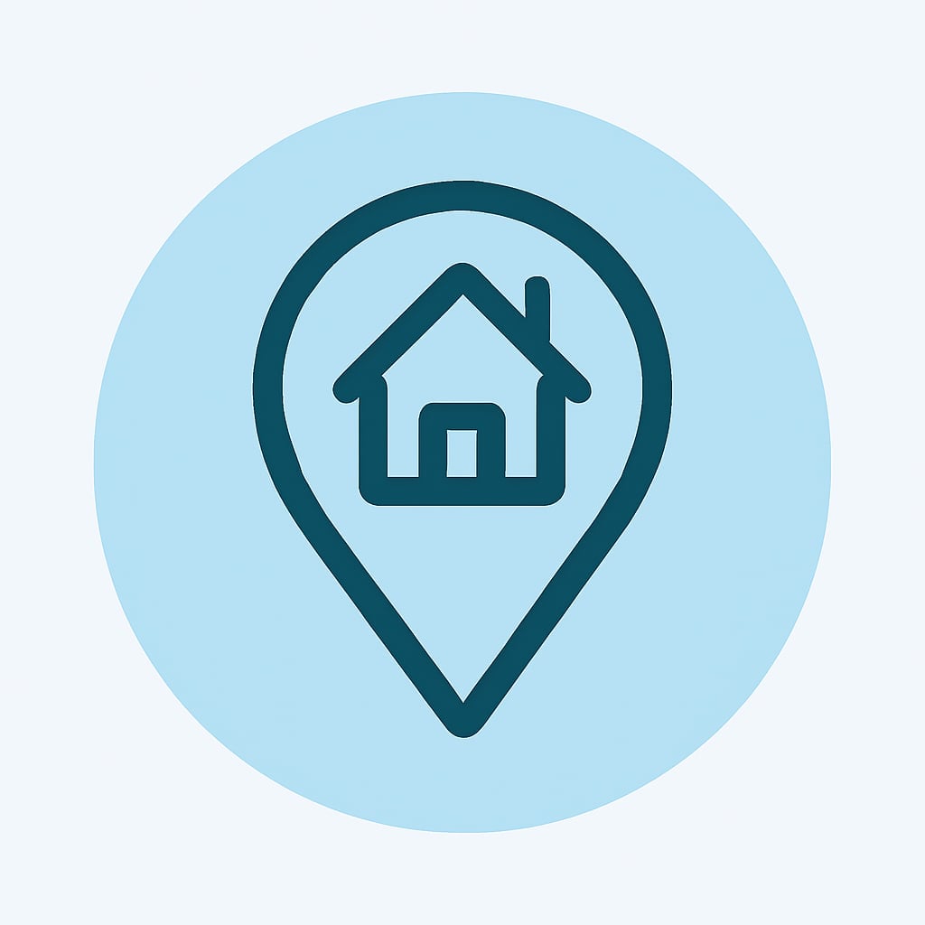 Icon representing practical location