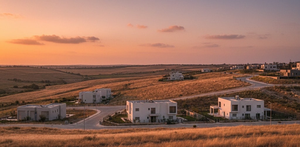 Scenic view of Nir Yitzhak in Southern District