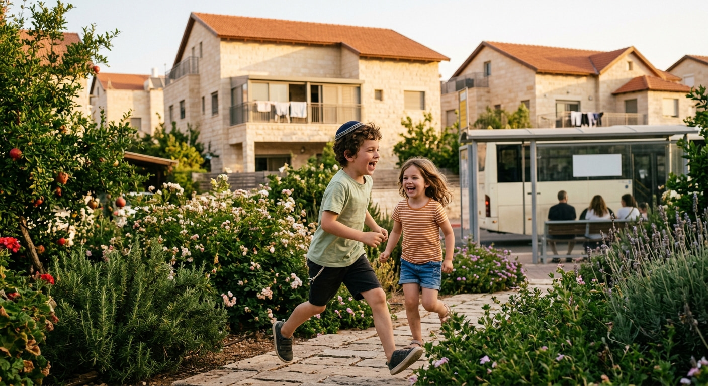Family enjoying a day in Shuva