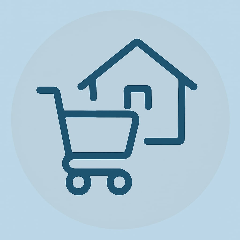 Icon representing local and regional services