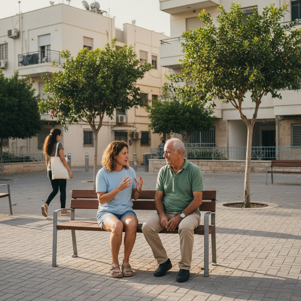 Community gathering in Nahariya