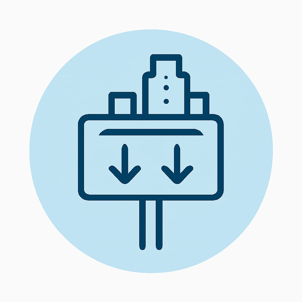 Icon representing easy access