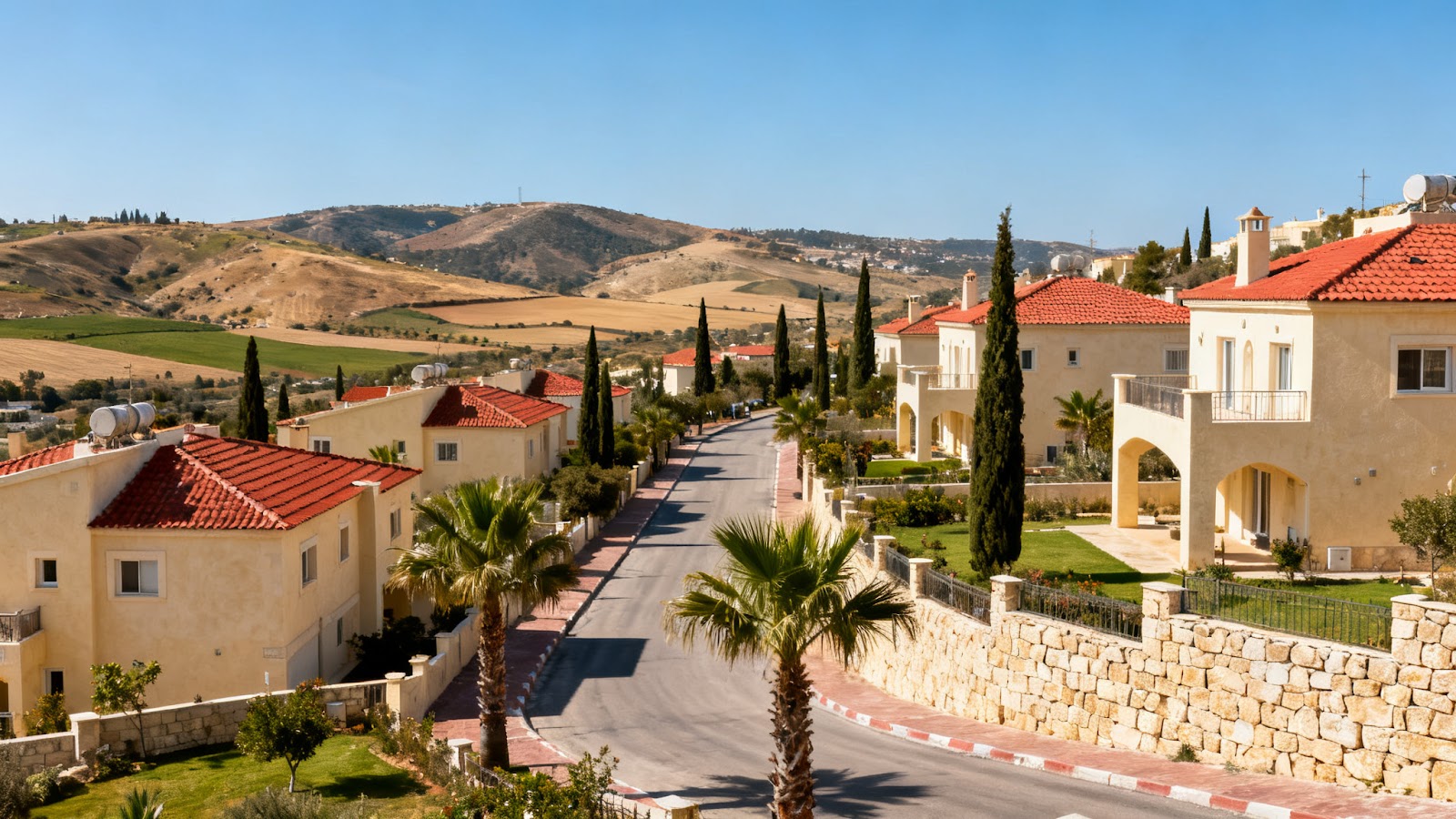 Scenic view of Ginot Shomron in Judea & Samaria