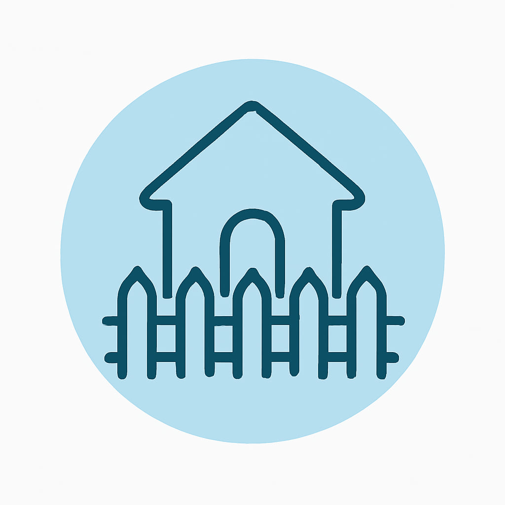 Space and privacy icon