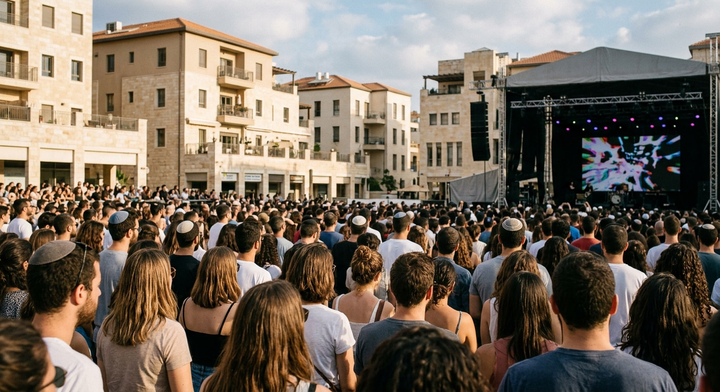 Community life and amenities scene in Beit Shemesh