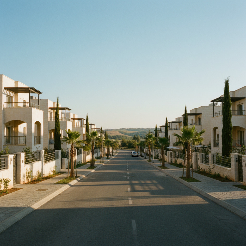 Low-density living scene in Hashmonaim