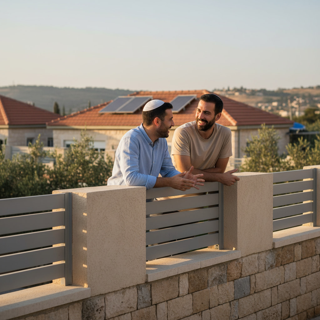 Low-density living scene in Kfar Etzion