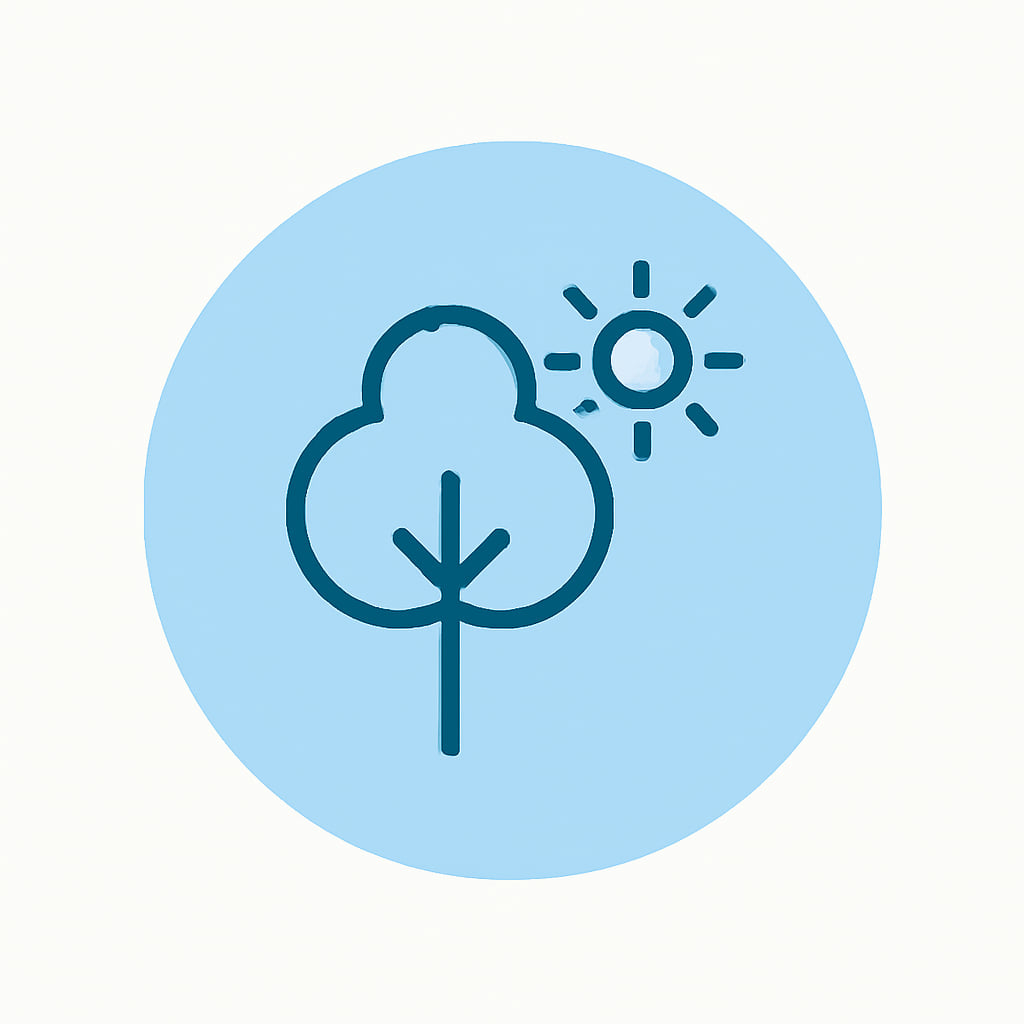 Nature icon representing greenery