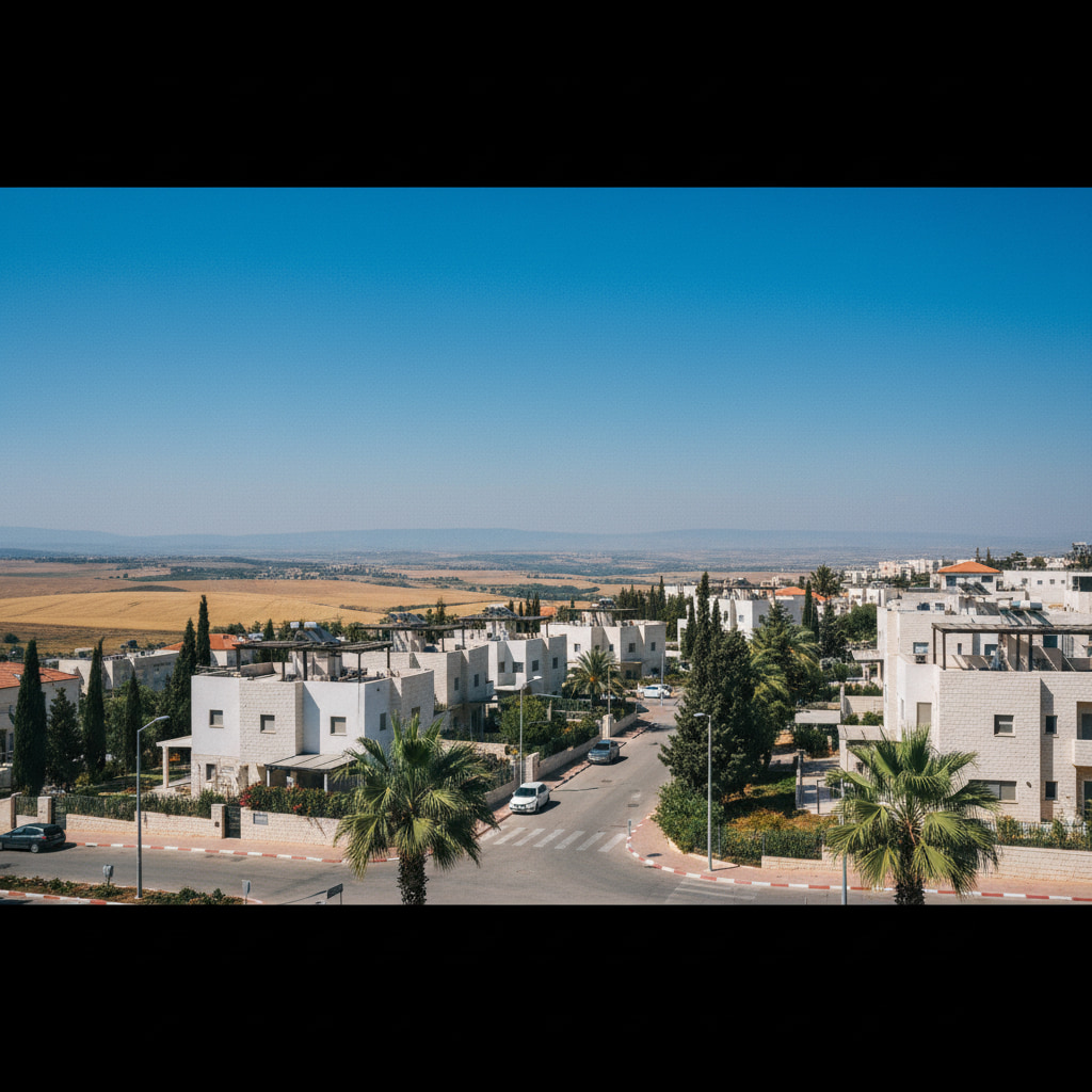 Scenic view of Kfar HaOranim in Central District